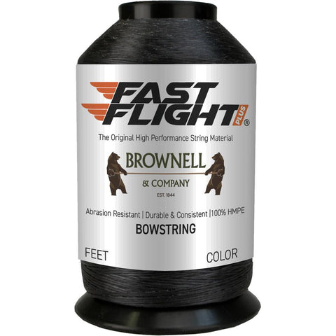 Brownell Fast Flight Plus Bowstring Material Black 1/8 lb.