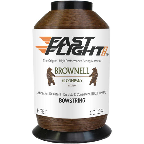 Brownell Fast Flight Plus Bowstring Material Dark Brown 1/8 lb.