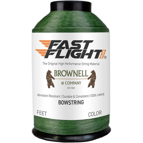 Brownell Fast Flight Plus Bowstring Material Hunter Green 1/8 lb.