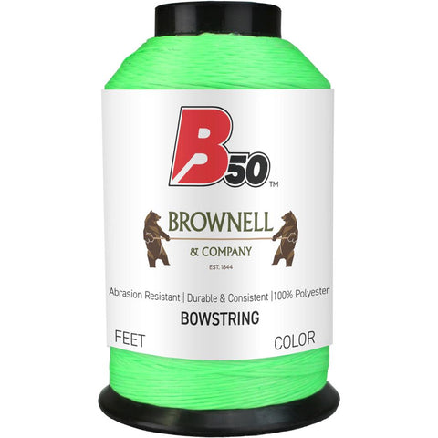 Brownell B50 Bowstring Material Fluorescent Green1/4 lb.