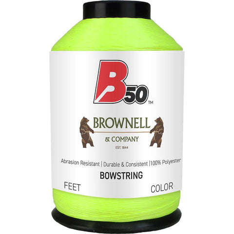 Brownell B50 Bowstring Material Fluorescent Yellow 1/4 lb.