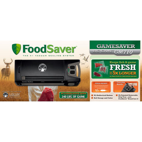 FoodSaver GameSaver GM710 Vacuum Sealer Black
