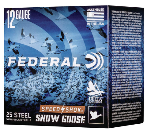 Federal WF142SG2 Speed-Shok Snow Goose 12 Gauge 3" 1 1/4 oz 2 Shot 25 Bx/ 10 Cs