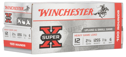 Winchester Ammo XU12H6VP Super-X Heavy Game Load 12 Gauge 2.75" 1 1/8 oz 6 Shot 100 Bx/ 2 Cs (Value Pack)