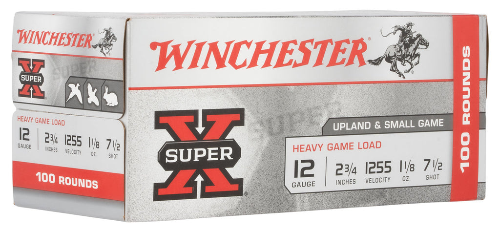 Winchester Ammo XU12H7VP Super-X Heavy Game Load 12 Gauge 2.75" 1 1/8 oz 7.5 Shot 100 Bx/ 2 Cs (Value Pack)