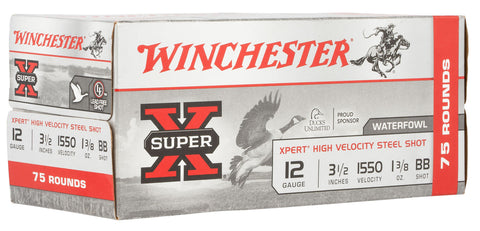 Winchester Ammo WEX12LBBVP Super X Xpert High Velocity 12 Gauge 3.50" 1 3/8 oz BB Shot 75 Bx/ 5 Cs (Value Pack)