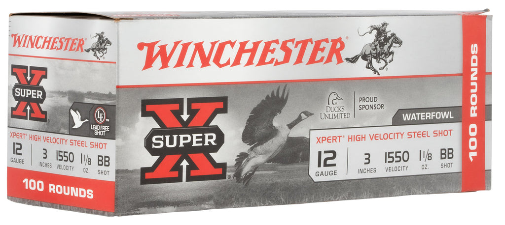 Winchester Ammo WEX123BVP Super X Xpert High Velocity 12 Gauge 3.50" 1 1/8 oz 3 Shot 100 Bx/ 2 Cs (Value Pack)