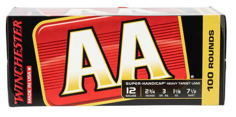 Winchester Ammo AAHA127VP AA Target 12 Gauge 2.75" 1 1/8 oz 7.5 Shot 100 Bx/ 2 Cs (Value Pack)
