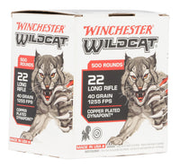 Winchester Ammo WW22LRB Wildcat  22 LR 40 gr Lead Round Nose (LRN) 500 Bx/ 10 Cs (Bulk)
