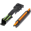 HIVIZ Narrow Magnetic Shotgun Front/Rear Sight  Shotgun Rib 1/4 to 7/16 Green Orange Litepipes - Hiviz - View 1