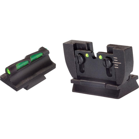 HIVIZ LiteWave Front and Rear Rifle Sight Combo  Ruger 10/22 green Red White Litepipes
