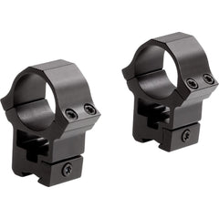 Sun Optics Standard Scope Rings  3/8 Dovetail 1 in High View-Thru Matte Black