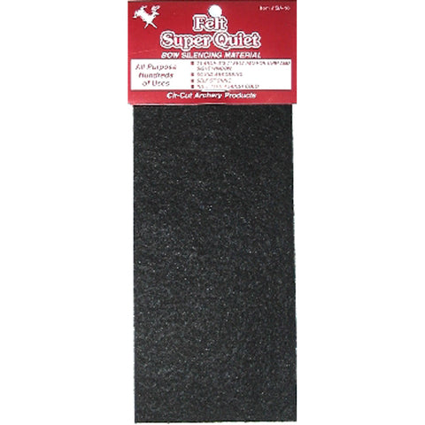 Cir-Cut Felt Silencing Material Black 3.5x10 in. 1 pk.