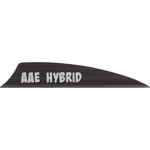 AAE Hybrid 2.0 Vanes Black 1.95 in. Shield Cut 100 pk.