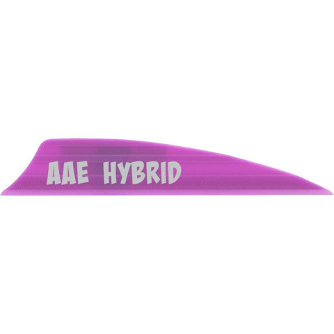 AAE Hybrid 2.0 Vanes Purple 1.95 in. Shield Cut 100 pk.