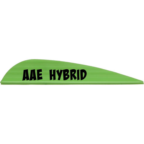 AAE Hybrid 26 Vanes Bright Green 2.7 in. 100 pk.