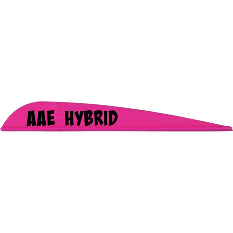 AAE Hybrid 40 Vanes Hot Pink 3.8 in. 100 pk.
