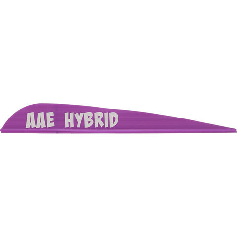 AAE Hybrid 40 Vanes Purple 3.8 in. 100 pk.