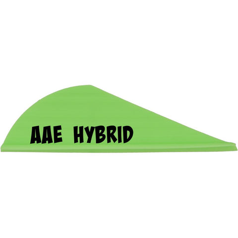 AAE Hybrid HP Vanes Bright Green 2 in. 100 pk.