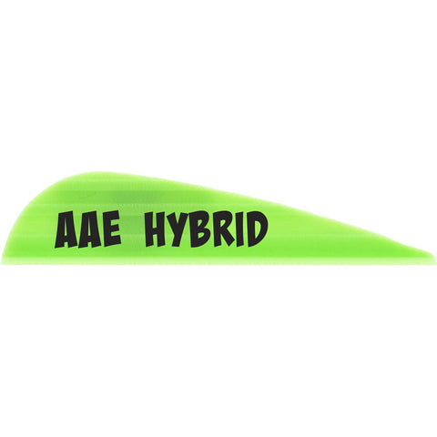 AAE Hybrid 16 Vanes Bright Green 1.7 in. 100 pk.