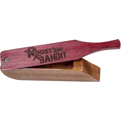 Roost'Em Bandit Box Turkey Call Purple Heart/Walnut