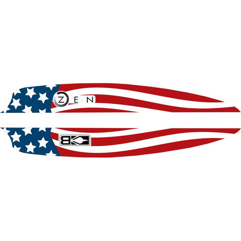 Bohning Zen Vanes American Flag 4 in. 100 pk.