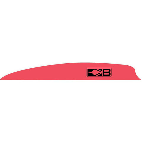 Bohning Zen Vanes Hot Pink 4 in. 100 pk.