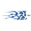 Bohning Arrow Wraps Blue and White Flame 7 in. Standard 13 pk.