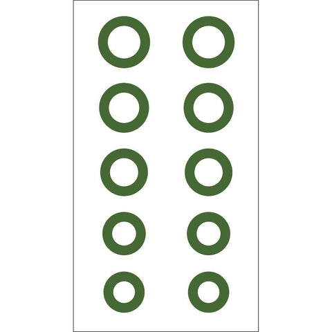 Gunstar Chubby Circle Reticle Set Green