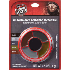 Trophy Taker Ambush Facepaint 5-Color Camo Wheel