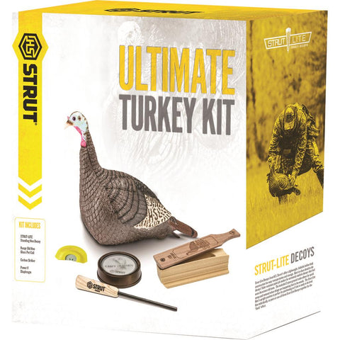 Hunters Specialties Ultimate Turkey Kit Decoy/Box Call/Pot Call/Diaphragm