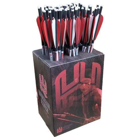 Warrior River Carbon Crossbow Bolt 20 in. Half Moon 72 pk.