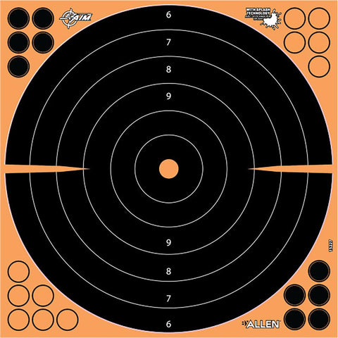 EzAim Splash Bullseye Adhesive Target 17.5x17.5 5 pk.