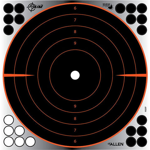 EzAim Reflective Bullseye Adhesive Target 12x12 4 pk.