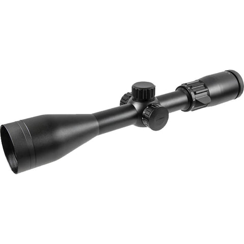 TruGlo Intercept Rifle Scope Black 3-9x42 Illuminated Reticle