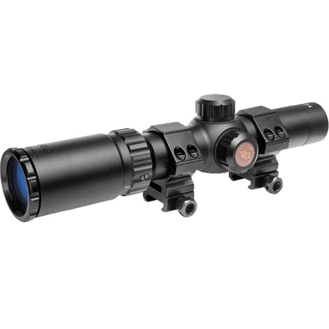 TruGlo TruBrite 30 Hunter Scope Black 1-4x24 30mm