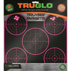 TruGlo TruSee Splatter 5-Bullseye Target Pink 12x12 6 pk. - TruGlo - View 1