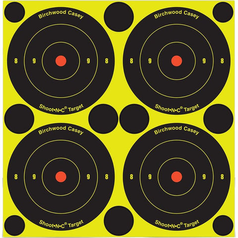 Birchwood Casey Shoot-N-C Target Bullseye 3 in. 48 pk.