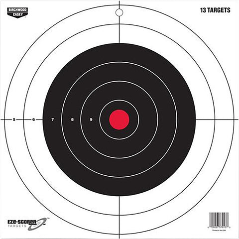 Birchwood Casey EZE-Scorer Target Bullseye 12 in. 13 pk.