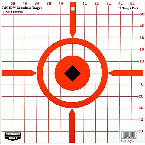 Birchwood Casey Rigid Crosshair Target Sight-In 12 in. 10 pk.