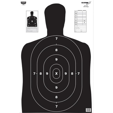 Birchwood Casey EZE-Scorer Target BC-27 Black 23x35 in. 5 pk.