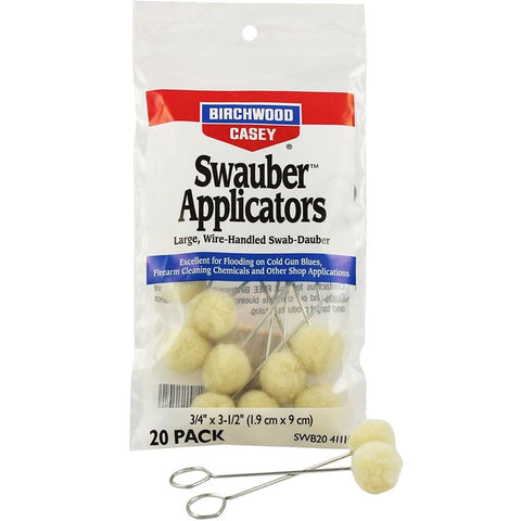 Birchwood Casey Swauber Applicators 20 pk.
