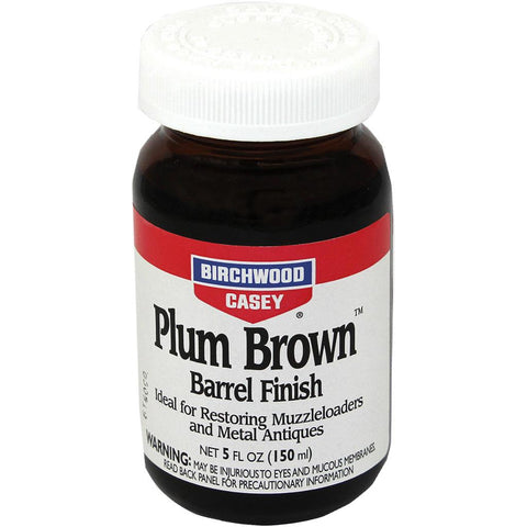 Birchwood Casey Plum Brown Barrel Finish Jar 5 oz.