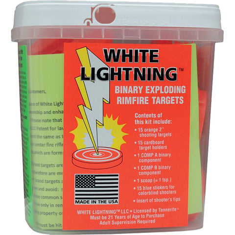 Tannerite White Lightning Rimfire Target 15 pk.
