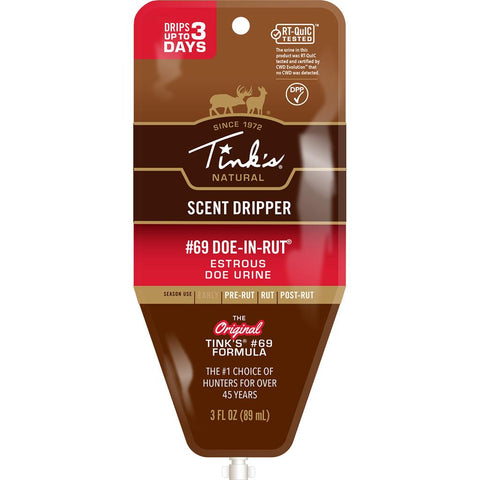 Tinks Disposable Scent Dripper #69 Doe-In-Rut 3 oz.