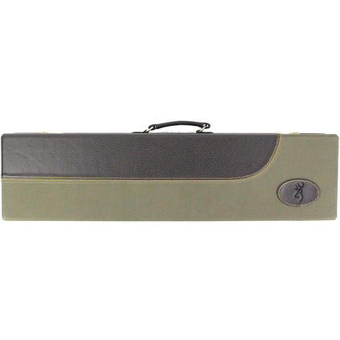 Browning Laredo Fitted Shotgun Case Olive/Leather 32 in.