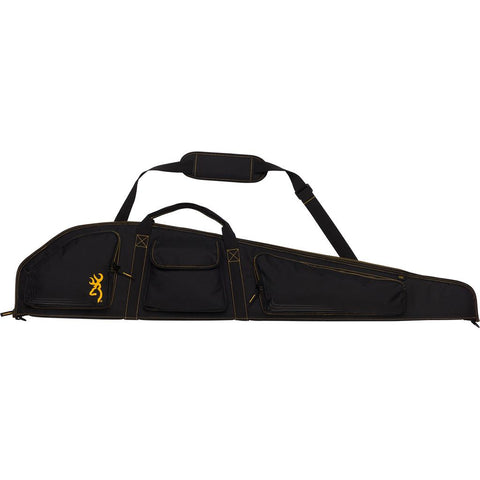 Browning Black and Gold Soft Rifle Case Black 50 in.