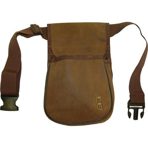 Bob Allen Divided Shell Pouch Brass w/ Belt