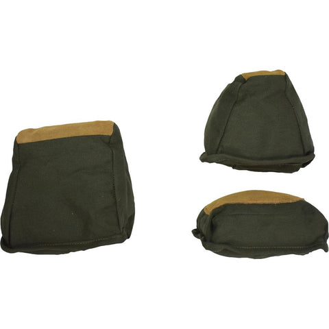 TOC 3-Piece Bench Rest Bags Green Filled