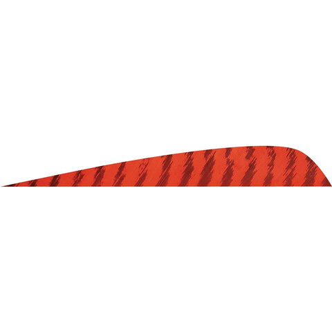 Gateway Parabolic Feathers Barred Red 4 in. LW 50 pk.
